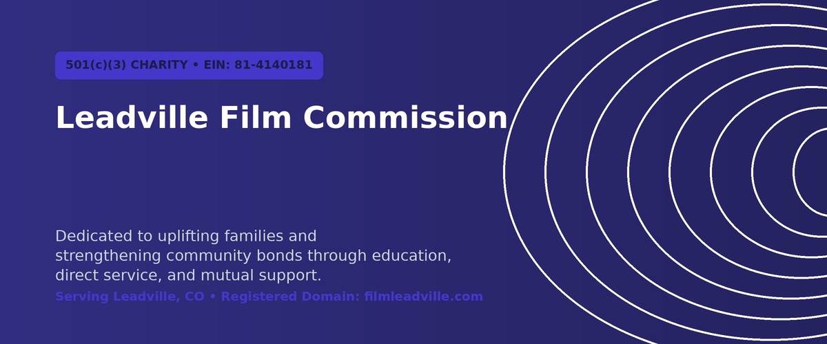 Leadville Film Commission Banner